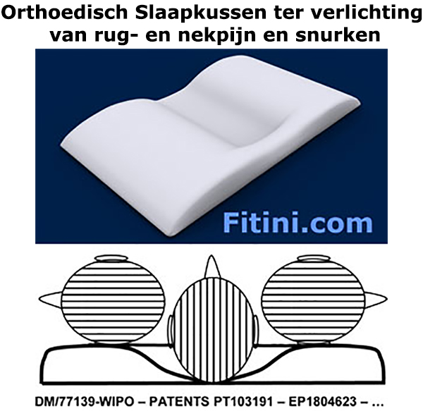 Fitini-Slaapkussen zijn de best gepatenteerde Slaapkussens voor uw gezondheid: anti-snurkkussen, anti-snurkkussen, apneu-reliëfkussen, apneu-reliëfkussen, antiverouderingskussen, slapeloosheidskussen, rugpijnkussen | Slaap als een engel!